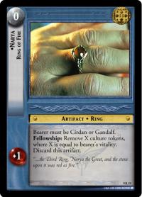 lotr tcg reflections narya ring of fire