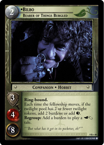 Bilbo, Bearer of Things Burgled