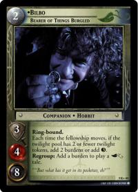 lotr tcg reflections bilbo bearer of things burgled