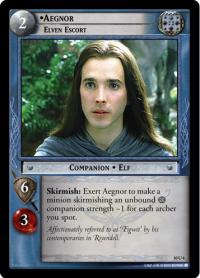 lotr tcg mount doom foils aegnor elven escort