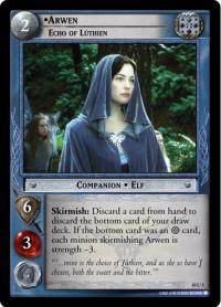 lotr tcg mount doom foils arwen echo of luthien foil