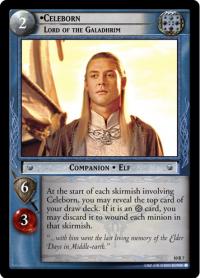 lotr tcg mount doom celeborn lord of the galadhrim