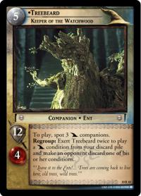 lotr tcg mount doom foils treebeard keeper of the watchwood foil