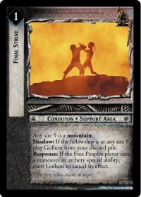 lotr tcg mount doom foils final strike foil