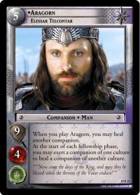 lotr tcg mount doom foils aragorn elessar telcontar foil