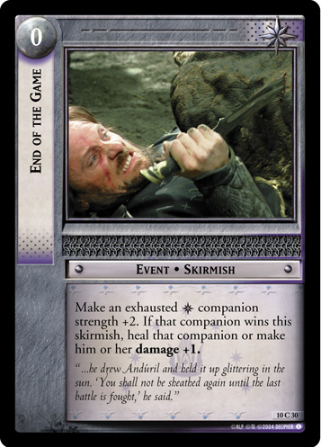 End of the Game (FOIL)
