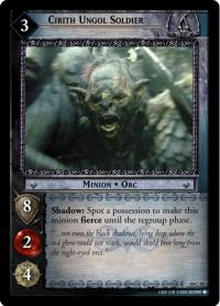 lotr tcg mount doom foils cirith ungol soldier foil