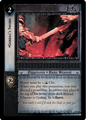 Gorbag's Sword (FOIL)