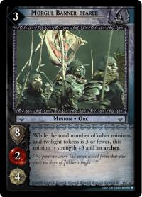 lotr tcg mount doom foils morgul banner bearer foil