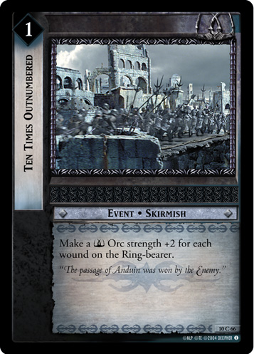 Ten Times Outnumbered (FOIL)