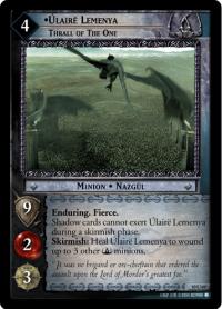 lotr tcg mount doom foils ulaire lemenya thrall of the one foil
