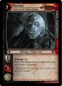 lotr tcg mount doom shagrat captain of cirith ungol