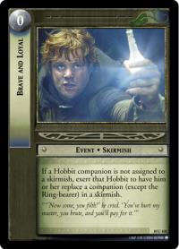 lotr tcg mount doom foils brave and loyal foil