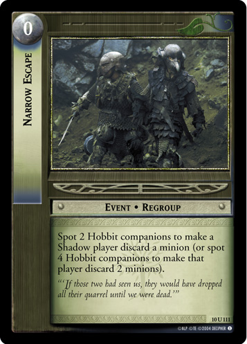 Narrow Escape (FOIL)