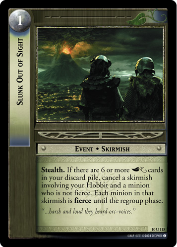 Slunk Out of Sight (FOIL)