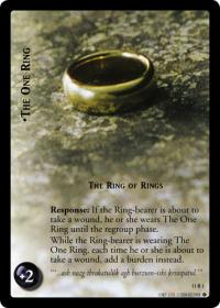 lotr tcg shadows the one ring the ring of rings