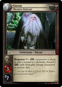 lotr tcg shadows grimir dwarven emissary