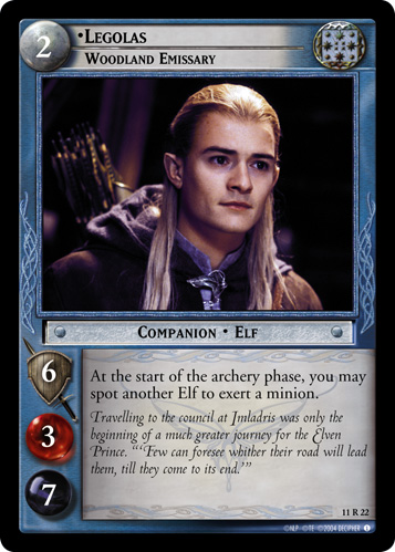 Legolas, Woodland Emissary