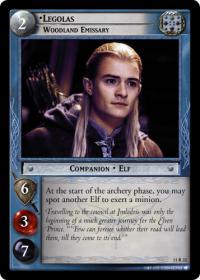 lotr tcg shadows legolas woodland emissary