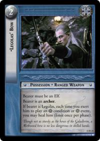 lotr tcg shadows legolas bow