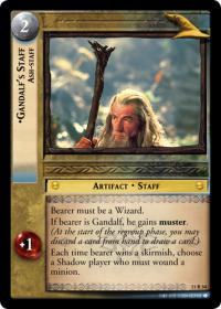 lotr tcg shadows gandalf s staff ash staff