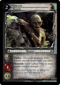 lotr tcg shadows gollum skulker