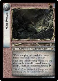 lotr tcg shadows safe passage