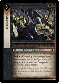 lotr tcg shadows undisciplined