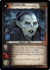 lotr tcg shadows watchful orc