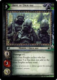 lotr tcg shadows army of uruk hai