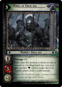 lotr tcg shadows force of uruk hai