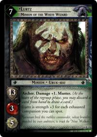 lotr tcg shadows lurtz minion of the white wizard