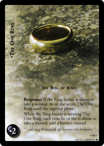 The One Ring, The Ring of Rings (Foil)