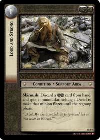 lotr tcg black rider loud and strong