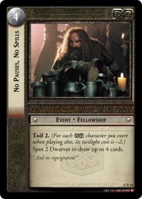 lotr tcg black rider no pauses no spills