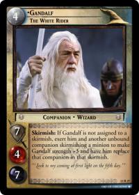 lotr tcg black rider gandalf the white rider