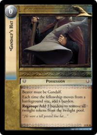 lotr tcg black rider gandalf s hat