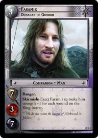 lotr tcg black rider faramir dunadan of gondor