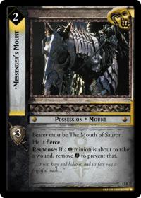 lotr tcg black rider messenger s mount