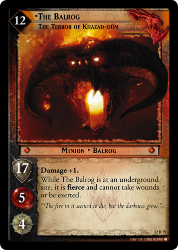 The Balrog, The Terror of Khazad-dum