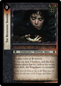 lotr tcg black rider the beckoning shadow