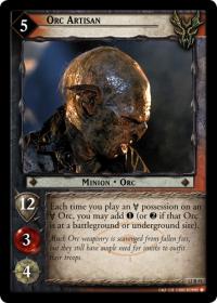 lotr tcg black rider orc artisan