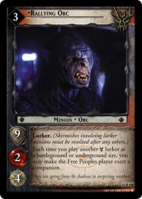 lotr tcg black rider rallying orc