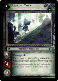 lotr tcg black rider uruk hai troop