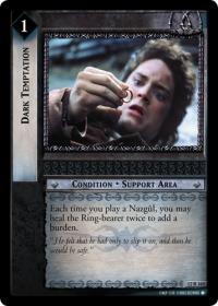 lotr tcg black rider dark temptation