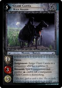 lotr tcg black rider ulaire cantea black assassin