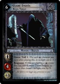 lotr tcg black rider ulaire enquea black threat