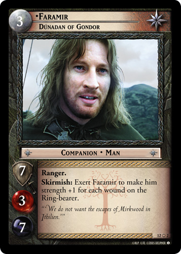 Faramir, Dunadan of Gondor (MW Foil)