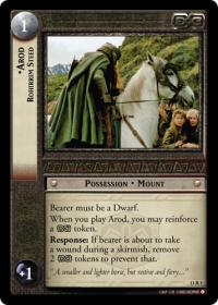 lotr tcg bloodlines arod rohirrim steed