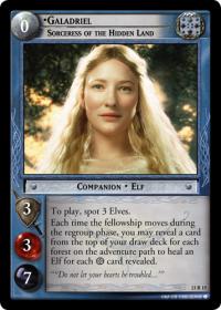 lotr tcg bloodlines galadriel sorceress of the hidden land